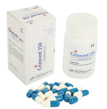 Crizocent Crizotinib 250 mg