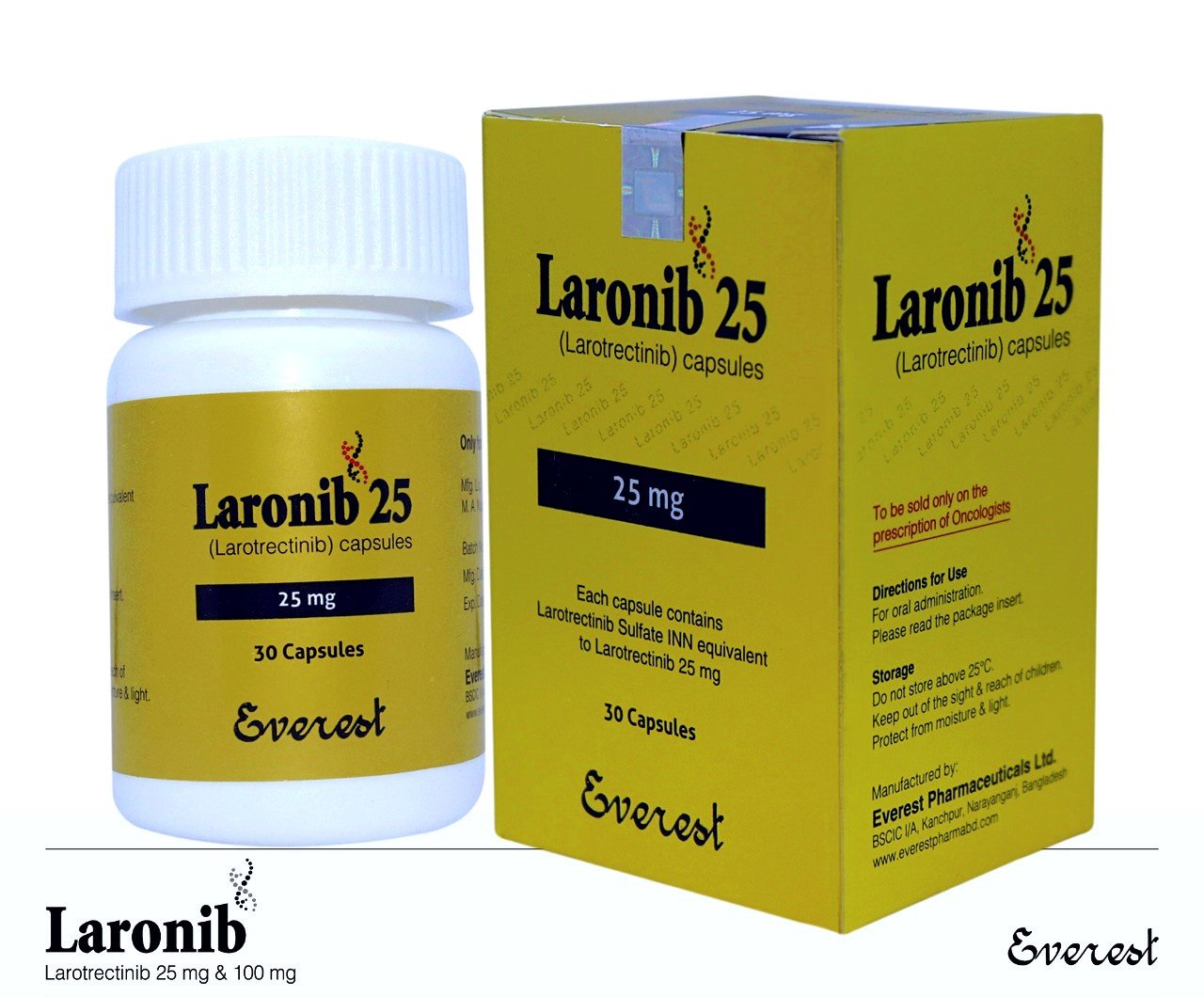 Laronib Larotrectinib 25 MG