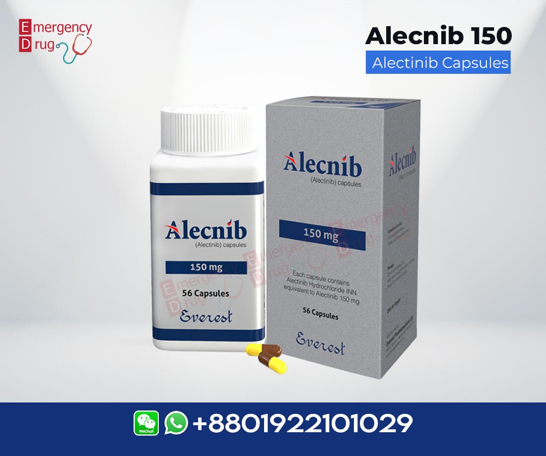 Alectinib 150 mg (Alecnib) is used to treat advanced non-small cell lung cancer