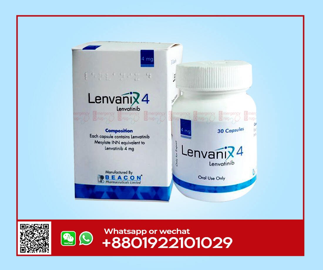 Lenvanix 4 MG (Lenvatinib) - 30 Capsules | Buy Online