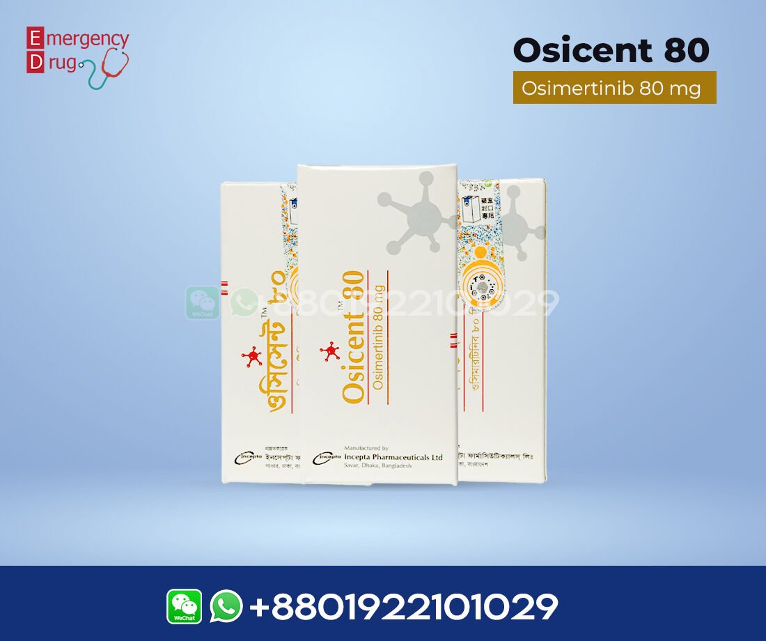 Osimertinib (Osicent) 80mg is a type of medication called a kinase inhibitor