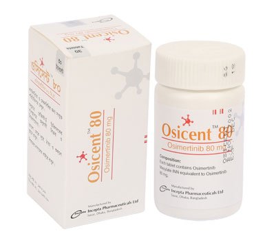 Osicent Osimertinib 80 mg Tablet