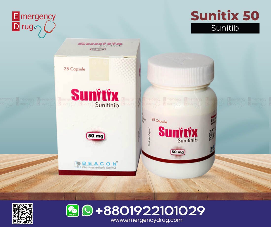 Sunitinib 50 mg Capsule is an anti-cancer medication