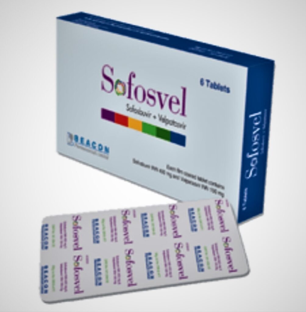 Velpanex (Sofosbuvir Velpatasvir) 400 MG + 100 MG (28 Tablets)