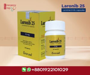 Laronib (Larotrectinib) 25 mg is used to treat pediatric patients with solid tumors