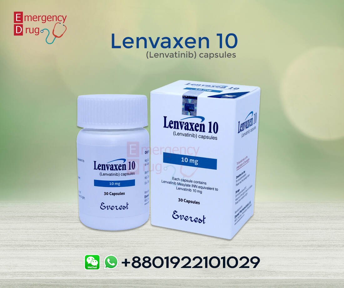 Lenvaxen 10 MG (Lenvatinib) - 30 Capsules