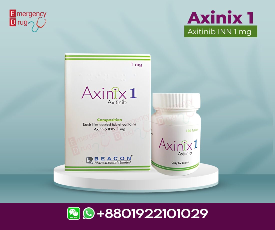 Axitinib 1 MG (Axinix) is an antineoplastic agent (cancer medicine)