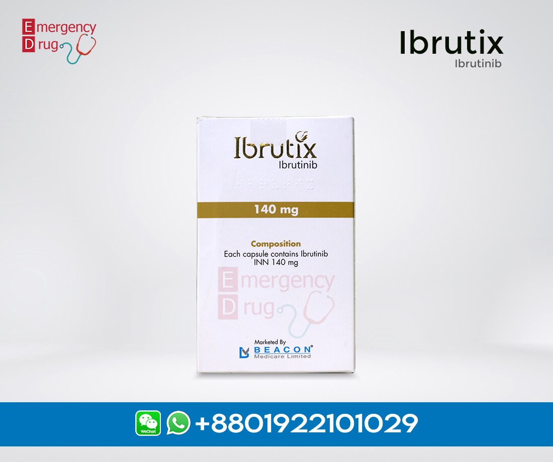 Ibrutix 140 mg (Ibrutinib) is indicated for the treatment of Mantle Cell Lymphoma