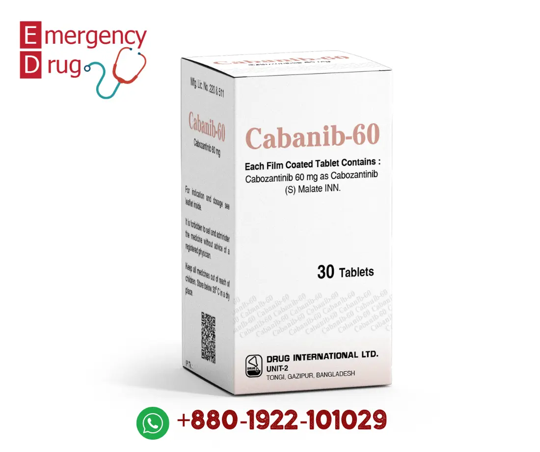 Cabanib (Cabozantinib) 60 Mg - 30 Tablets