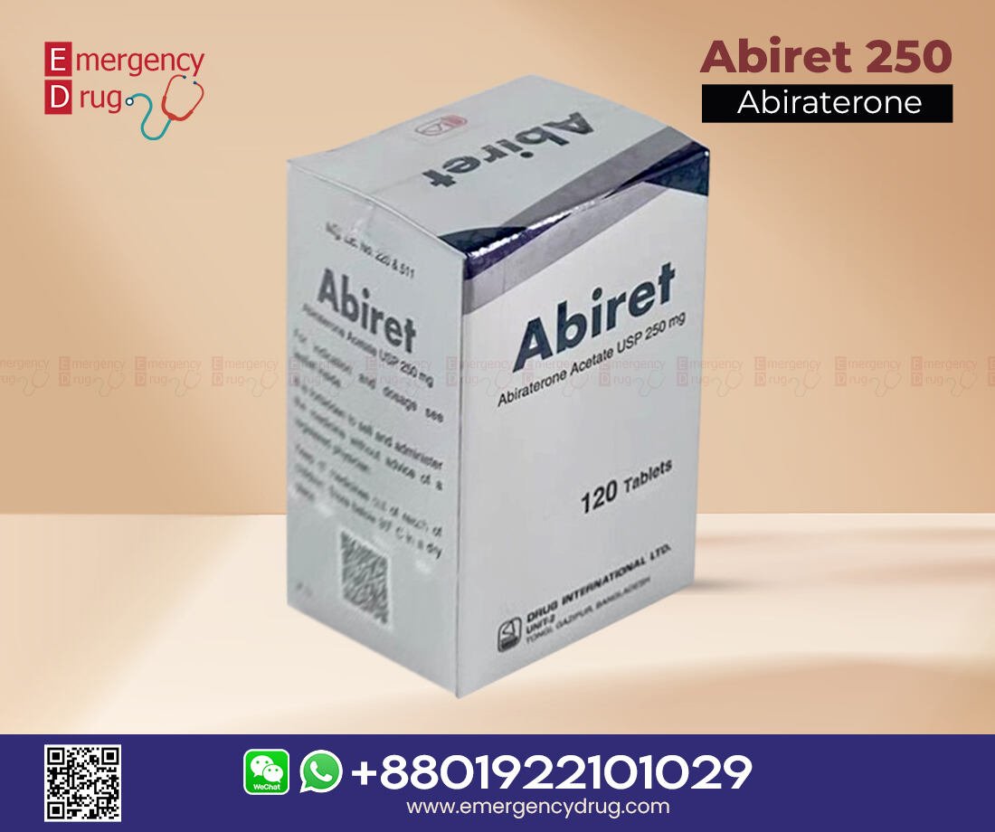 Abiraterone 250 mg (Abiret) is used for prostate cancer