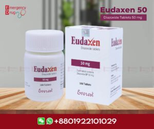 Diazoxide 50 mg (Eudaxen) tablets are used orally in the treatment of intractable hypoglycemia