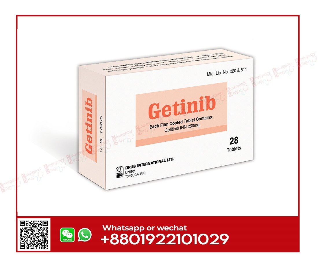 Gefitinib 250 mg (Getinib) is used treatment for advanced non-small cell lung cancer