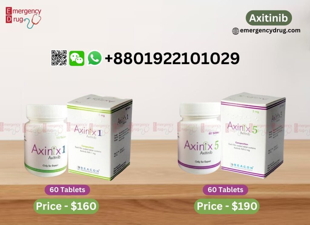 Axitinib Cost & Price and Brand names which will help you to buy your perfect medicine.