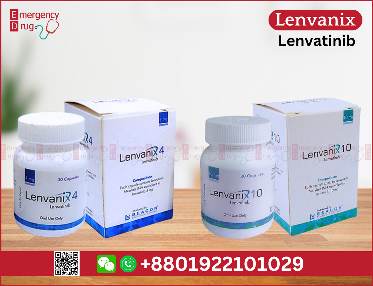 Lenvanix 4mg & 10mg – Uses, Side Effects, and More