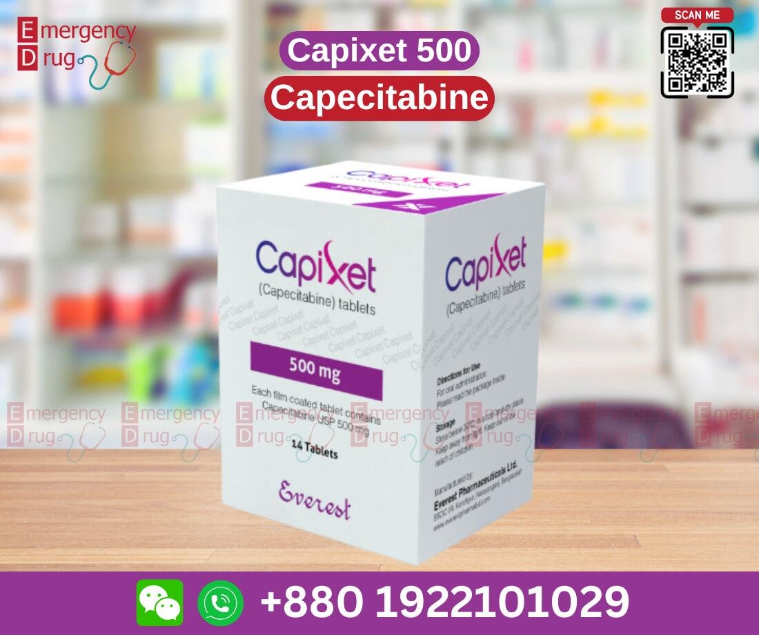 Capixet 500 Mg (Capecitabine) - 14 Tablets