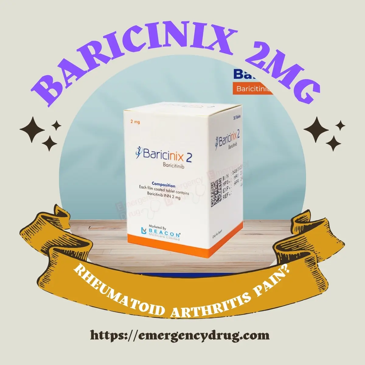 Rheumatoid arthritis pain? It bites. Baricinix 2mg offers a new fight. 1 Baricinix 2mg