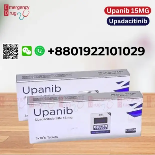 Upanib 15 mg (Upadacitinib): Uses, Mechanism, Dose, Price, and Side Effects 1 Upanib 15 mg (Upadacitinib) 30 tablets