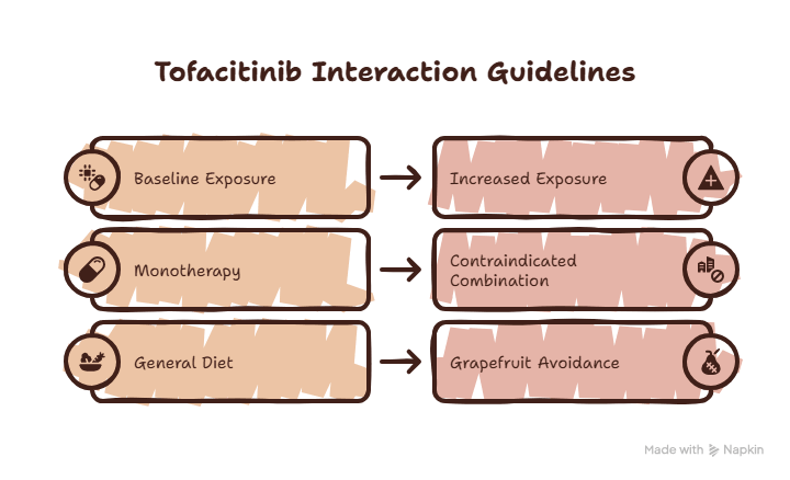 Tofacitinib Drug Interactions