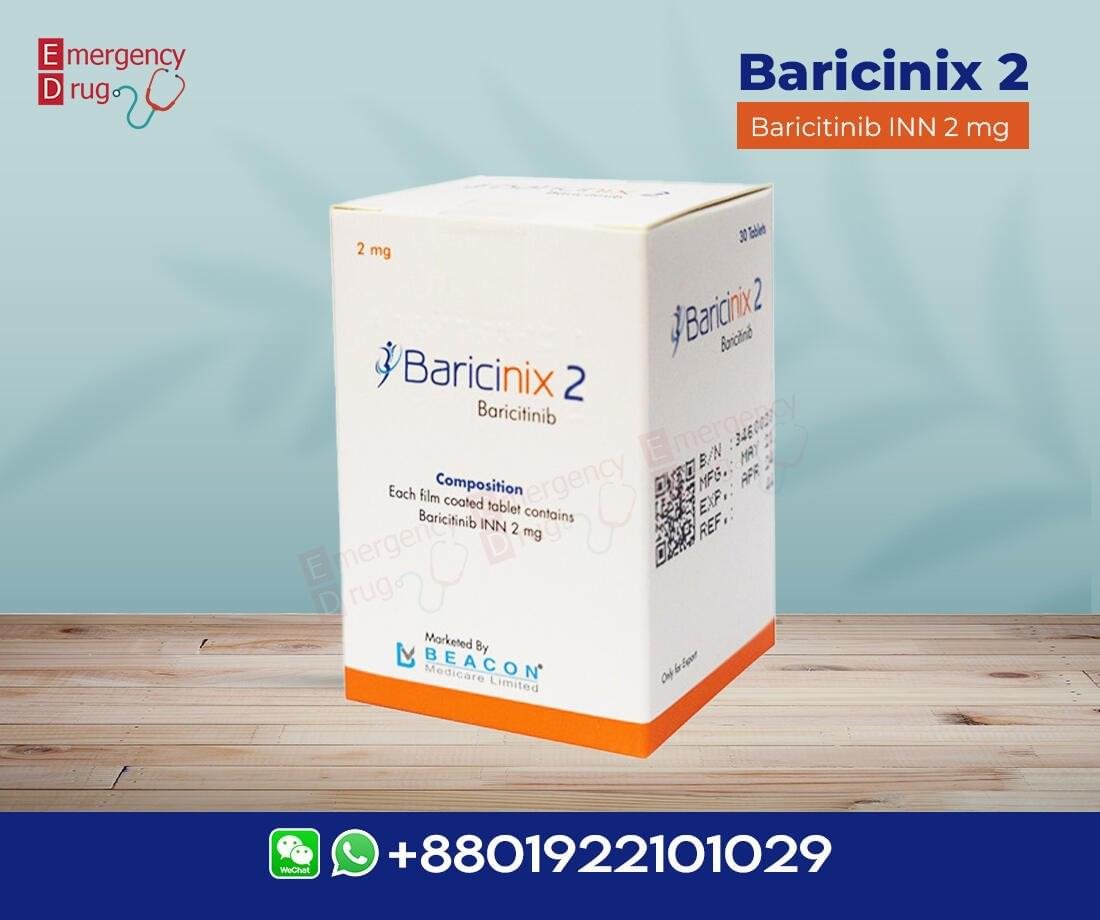 Baricinix 2 MG (Baricitinib) - 30 Tablets 1 Baricinix 2 mg